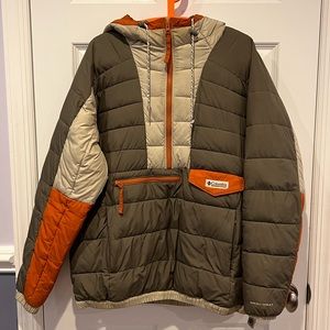 MEN’S COLUMBIA (SPORTSWEAR COMPANY) OMNI-HEAT HOODED PUFFER JACKET